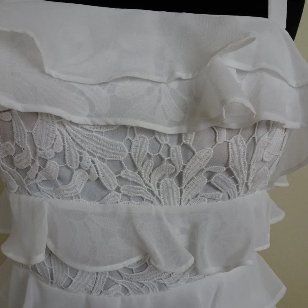 Lilly Pulitzer White Olive Top Size 2